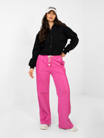 Czarna rozpinana bluza z kapturem NATURAL SIDE