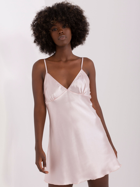 Hurt Jasnoróżowa dwuczęściowa piżama ze szlafrokiem