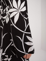 Hurt Czarno-biały dwuczęściowy komplet letni z nadrukiem