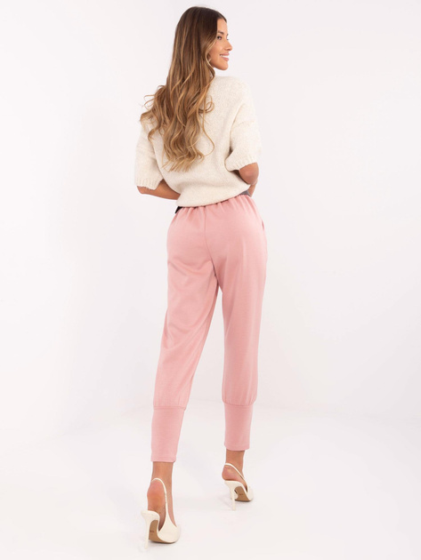 Hurtownia Brzoskwiniowe dresowe spodnie typu bryczesy