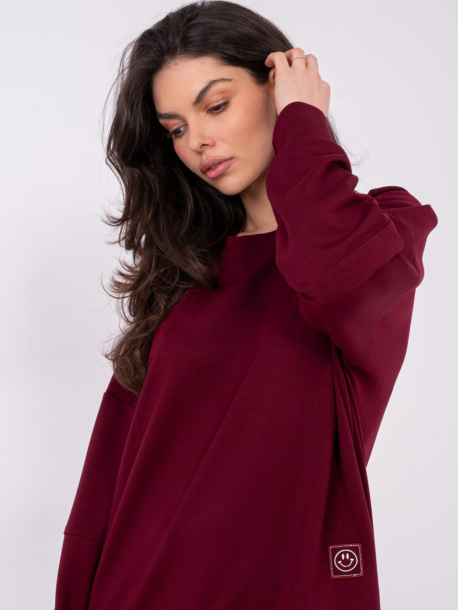 Bluza bordowy