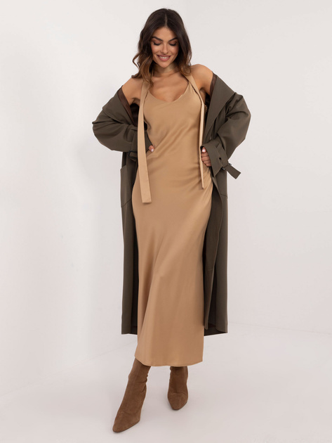 Hurtownia Camelowa wieczorowa sukienka o kroju syrenki