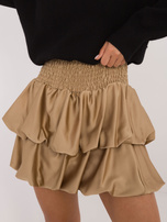 Hurt Camelowa spódnica z elastycznym marszczeniem