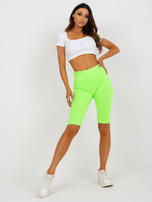 Hurt Fluo grüne Baumwoll-Radshorts