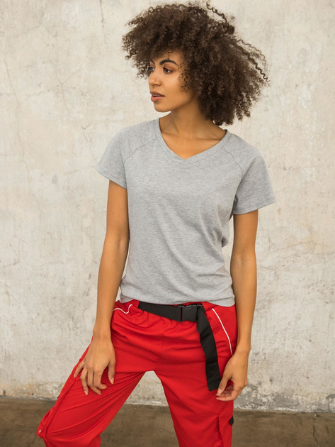 FOR FITNESS Szary t-shirt Layla