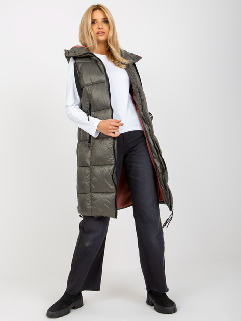 Hurt Khaki damska kamizelka pikowana FRESH MADE