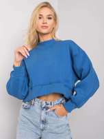 Ciemnoniebieska bluza bez kaptura Thilde 