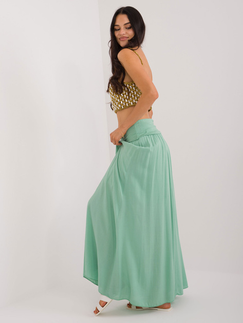 Hurt Pistacjowa maxi spódnica w stylu włoskim Clarence OCH BELLA
