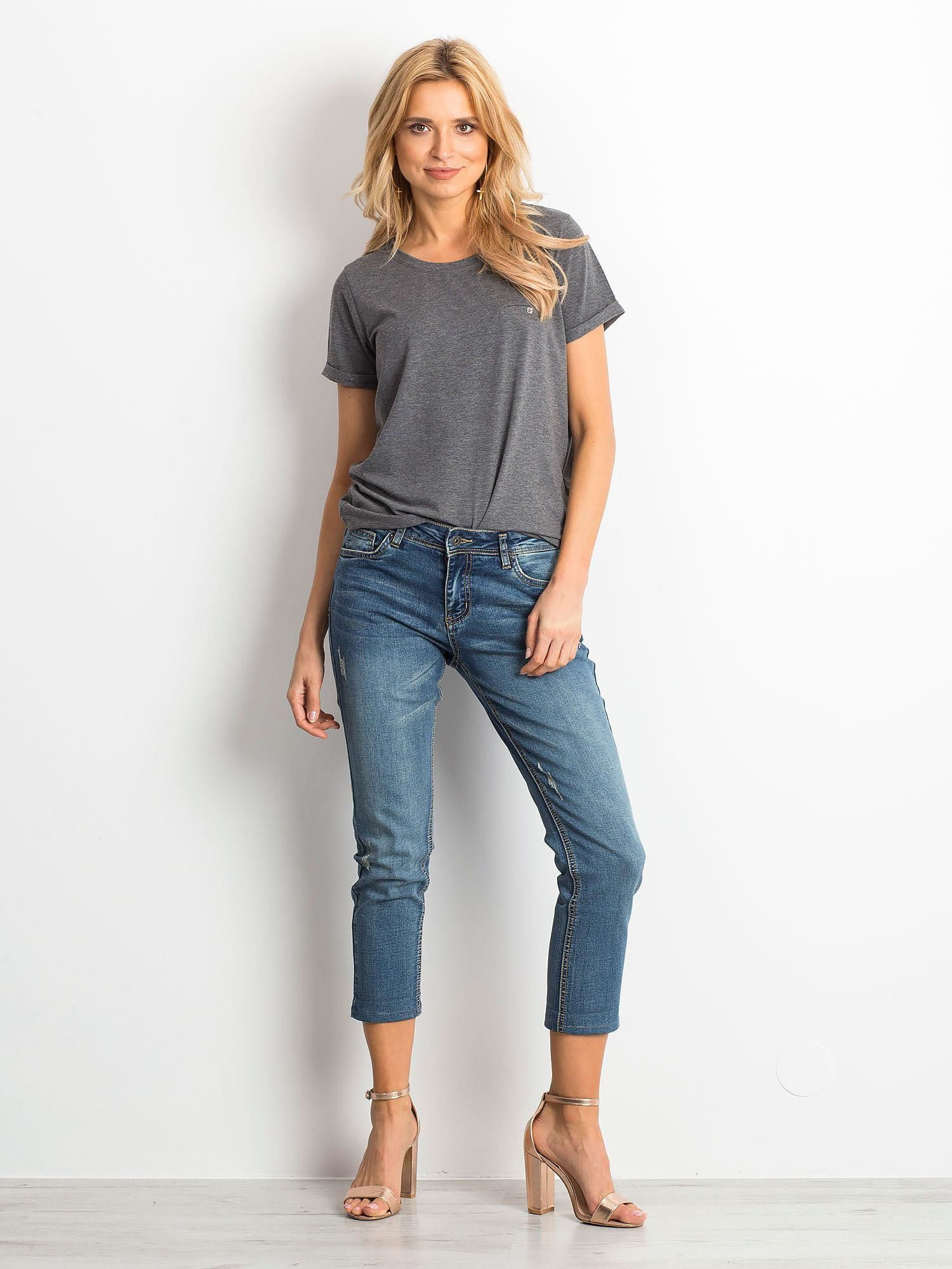 Dark grey melange t-shirt Transformative
