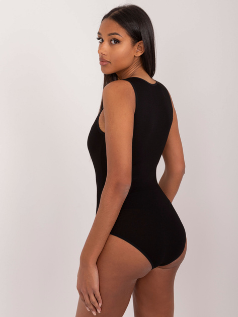 Hurtownia Czarne damskie body bez rękawów