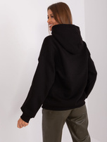 Hurt Czarna ocieplana bluza dresowa z kapturem