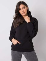 Schwarzer Hoodie Cindy.