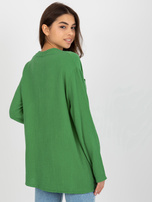 Hurt Zielona luźna bluzka koszulowa OCH BELLA