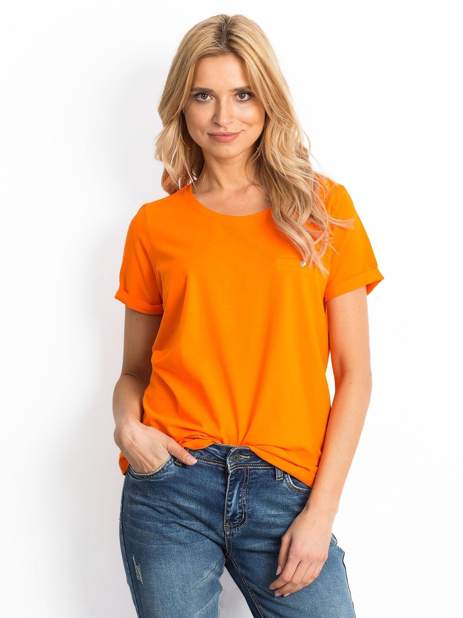Fluo orange T-shirt Transformative