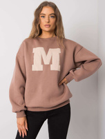 Ciemnobeżowa bluza bawełniana Armelle