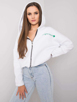 Weiße Sweatshirt mit Stickerei Michelle RUE PARIS.