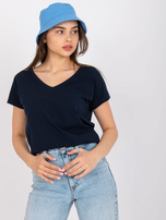 Granatowy t-shirt Emory