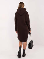 Czekoladowa rozpinana bluza z ociepleniem