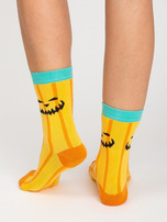 Zestaw kolorowych skarpet z bawełny 3-pak 