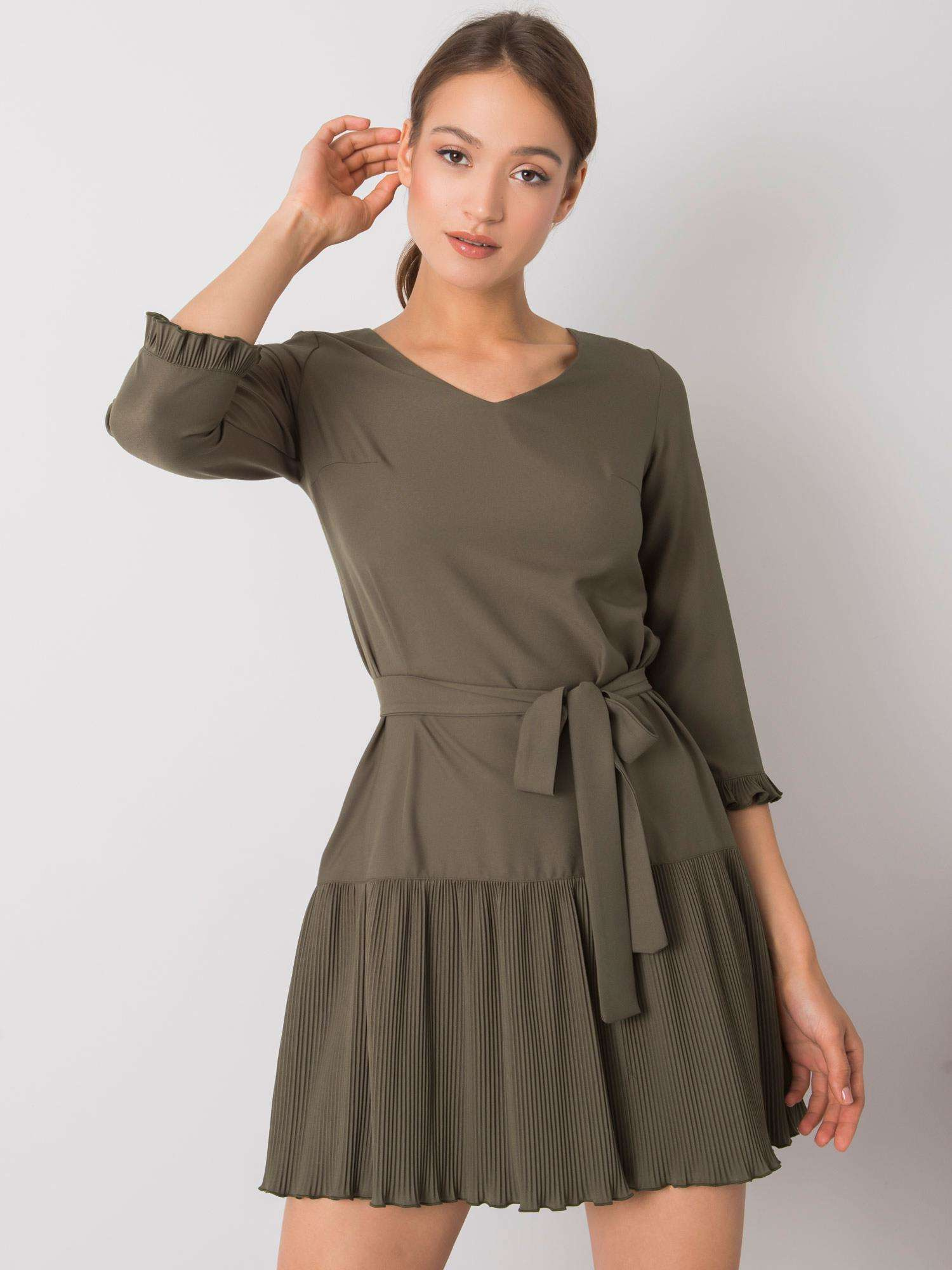 Khaki Dress Fleur