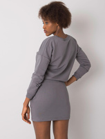 Ciemnoszary komplet Daniela RUE PARIS