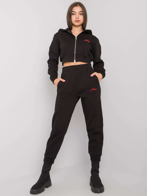 Czarny komplet dwuczęściowy Maxence