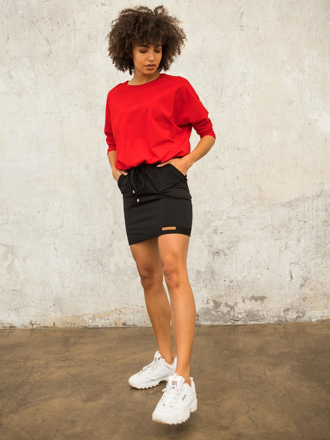 FOR FITNESS Czerwona bluzka Claire