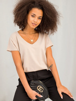 Jasnokawowy t-shirt Emory