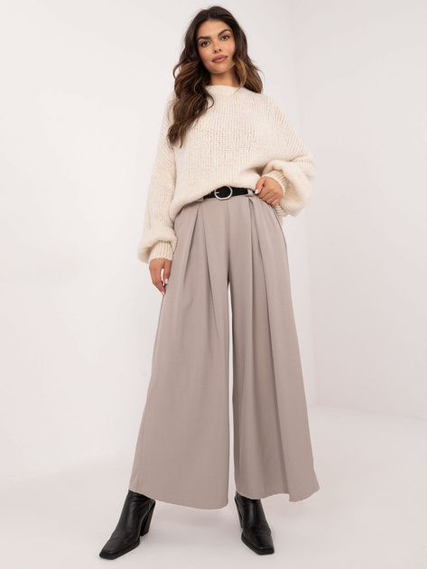 Hurt Ecru sweter oversize z szerokimi rękawami OCH BELLA