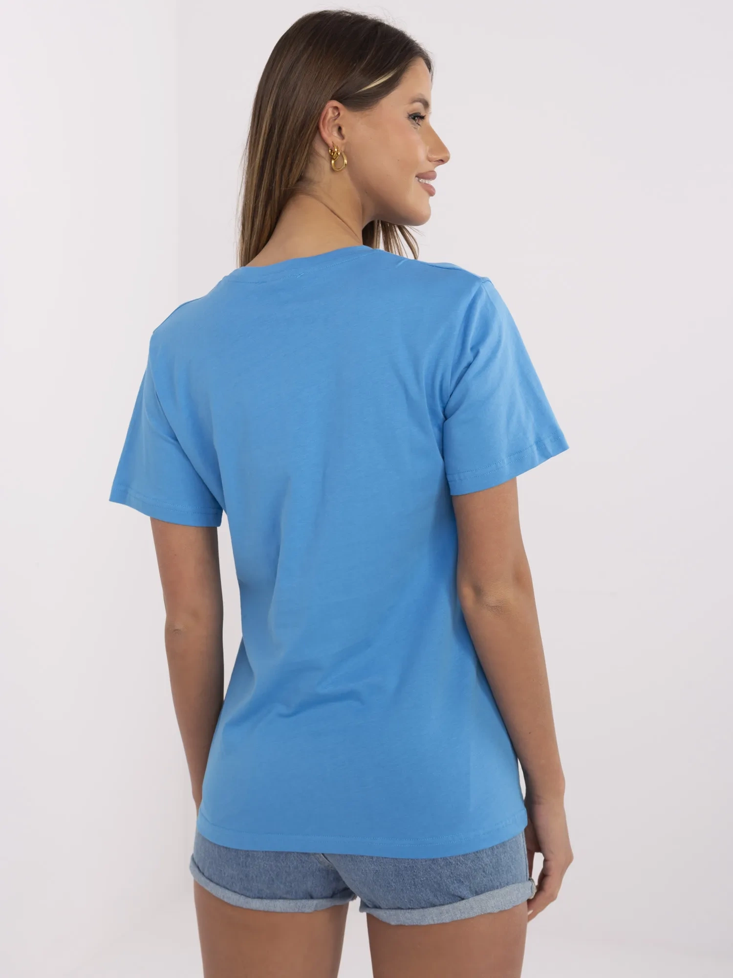 T-shirt niebieski