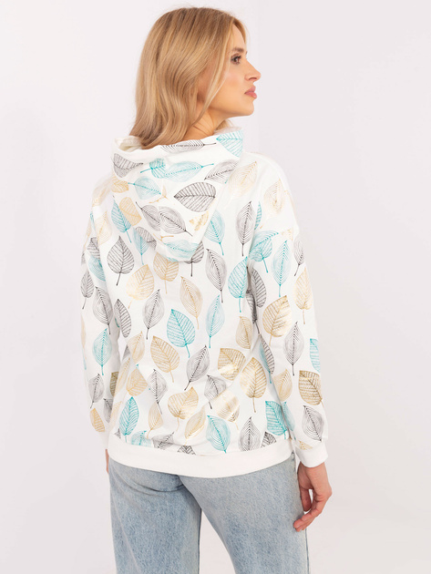 Hurt Ecru damska bluza z błyszczącym nadrukiem
