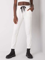 Ecru spodnie dresowe Hadley