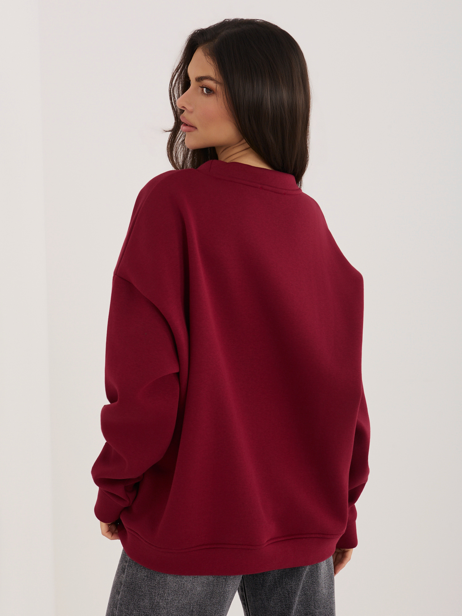 Bluza bordowy