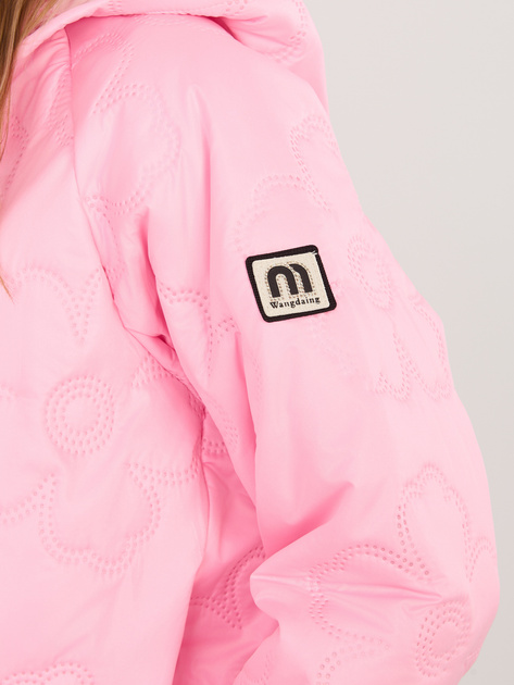 Różowa przejściowa kurtka z ściągaczem RUE PARIS