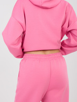 Tmavě růžový komplet s jogger kalhotami RUE PARIS.