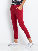 Bordo kelnės „Approachable“