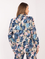 Ciemnoniebieska damska marynarka od garnituru RUE PARIS 