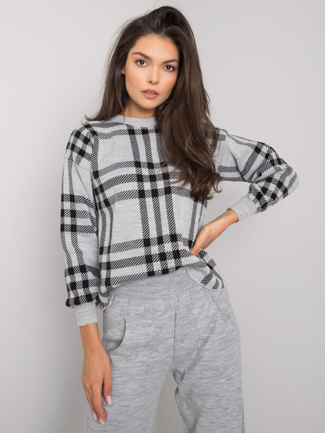 Szary komplet dzianinowy Marthe