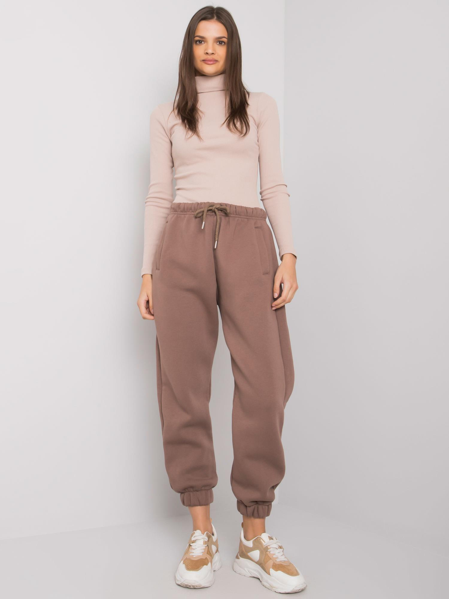 Brown cotton sweatpants Esher RUE PARIS.