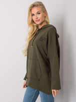 Khaki bluza z kapturem Laylla