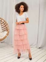 Jasnoszary melanżowy t-shirt Emory