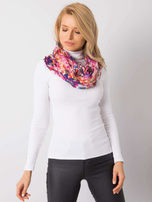 Czerwona chusta w kwiaty