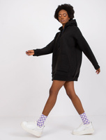 Black kangaroo sweatshirt Atlanta RUE PARIS