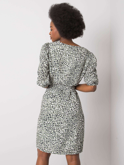 Zielona sukienka z printami Jianna