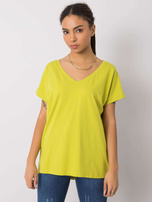 Limonkowy t-shirt Emory