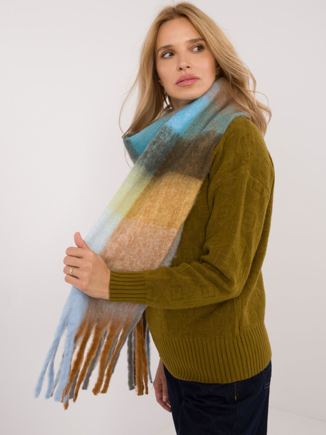 Hurtownia online Damski szal zimowy w kratę