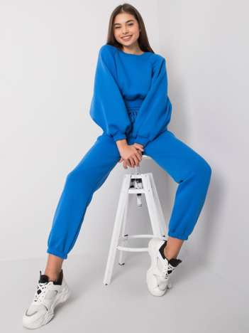 Ciemnoniebieski damski komplet dwuczęściowy Constanca RUE PARIS