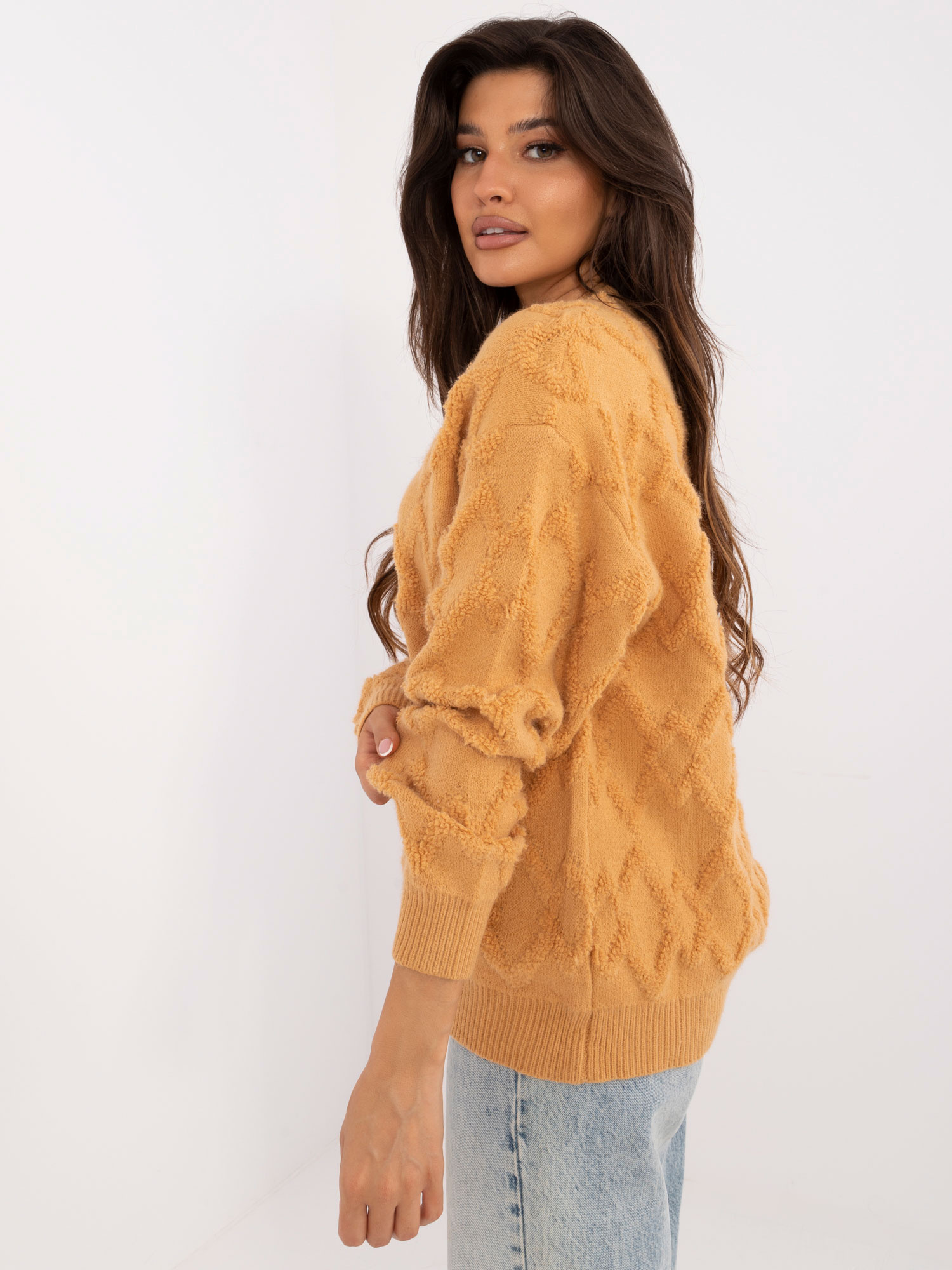 Sweter camelowy
