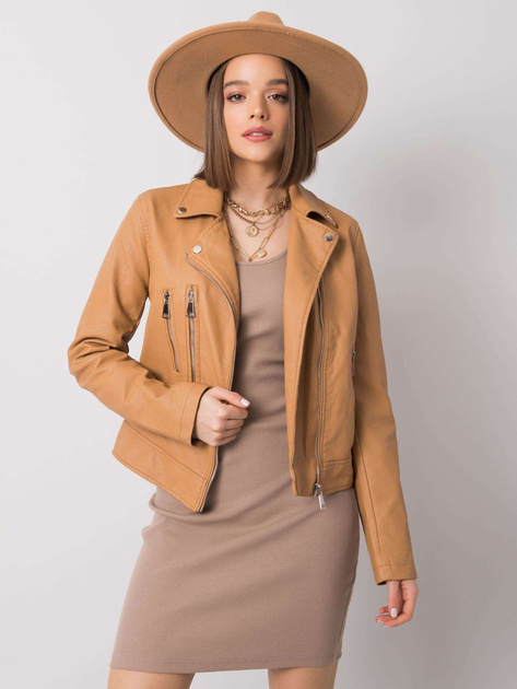 Camelowa kurtka ramoneska Cameron