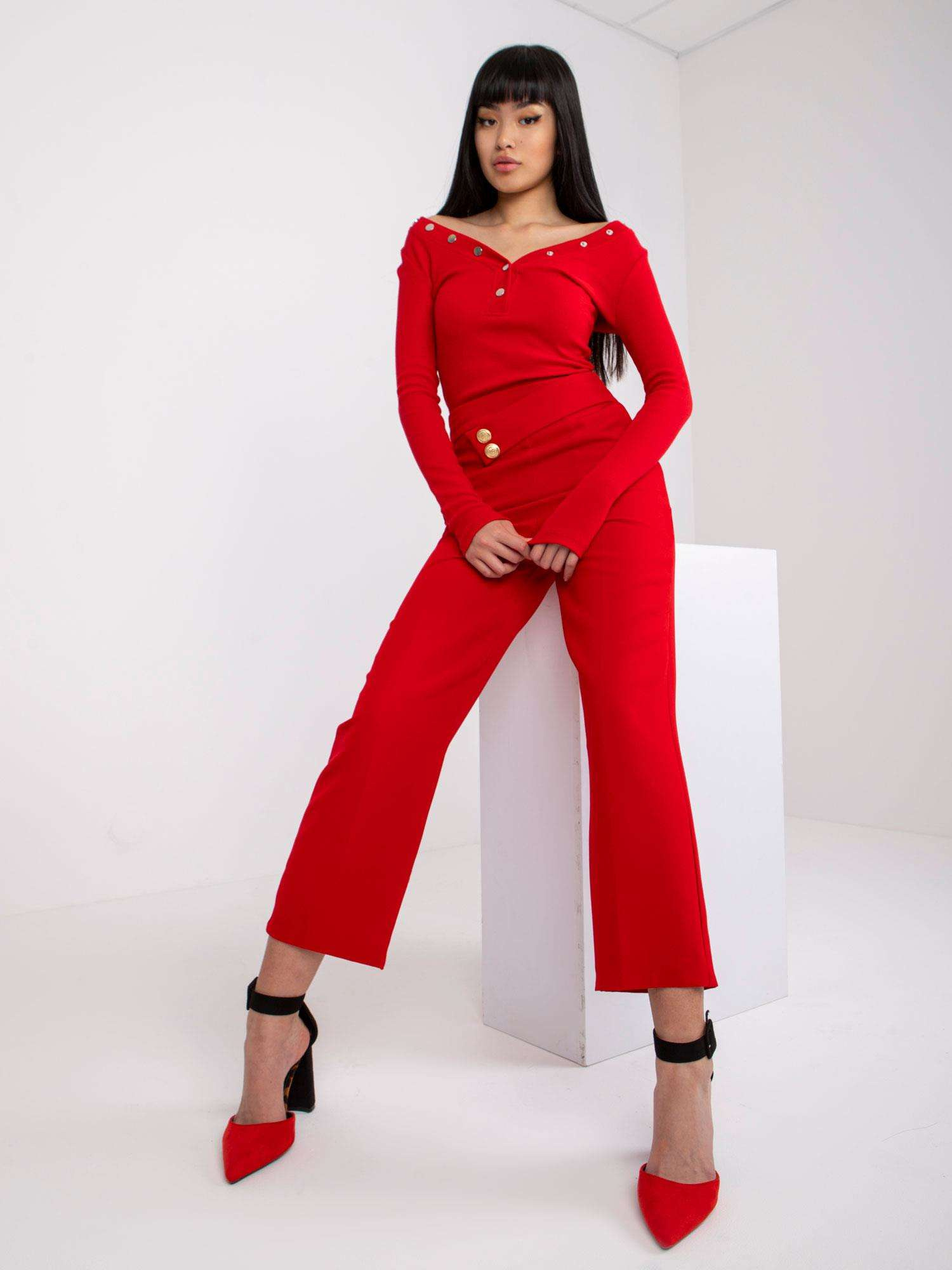 Rotes gestreiftes Oberteil Tracy RUE PARIS.